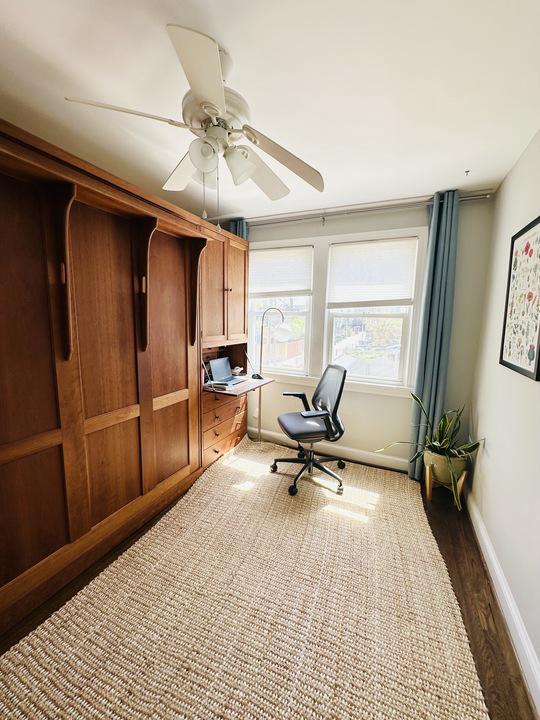 1911 D Street Northeast Washington, DC 20002 - Photo 33 of 63 Murphy bed with office setup in 2nd bedroom