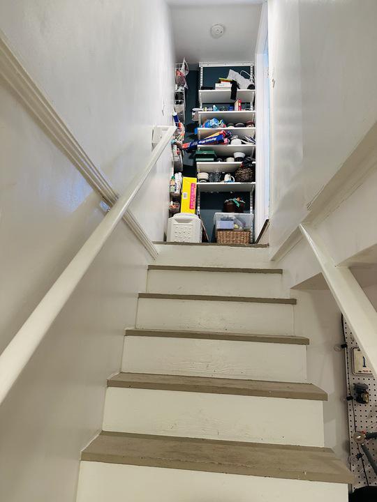 1911 D Street Northeast Washington, DC 20002 - Photo 51 of 63 Overflow panty storage in stairs