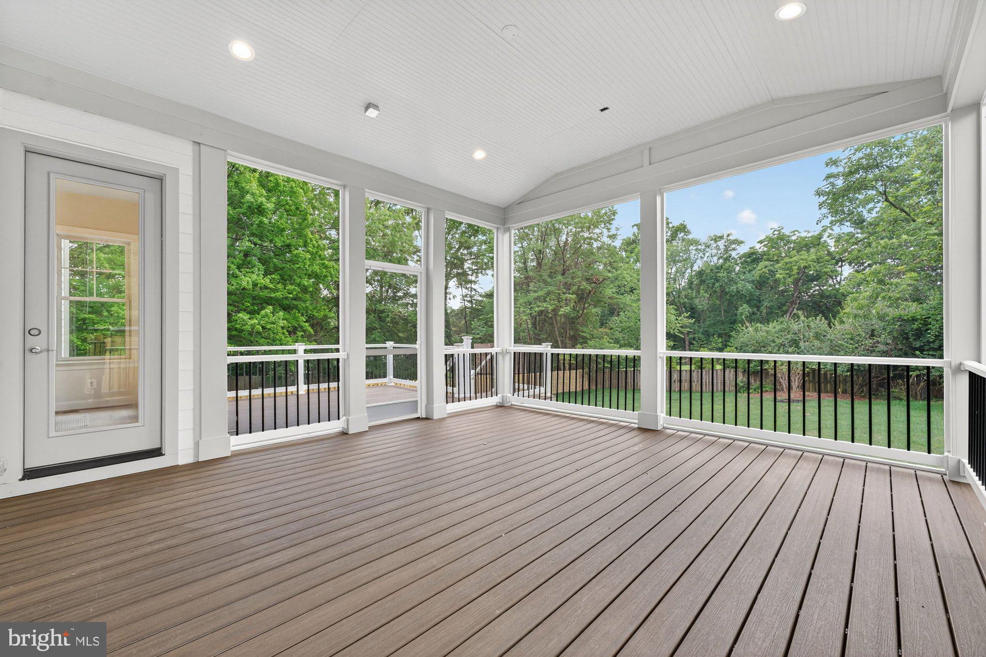 1314 MacBeth Street McLean, VA 22102 - Photo 13 of 13 a view of a balcony with wooden floor