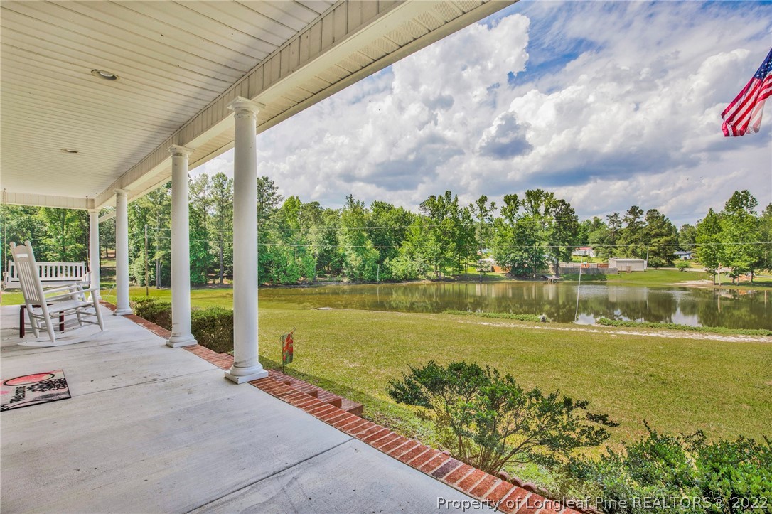 274 Deaton Road Raeford, NC 28376 - Photo 7 of 49 a view of a patio with a lake view