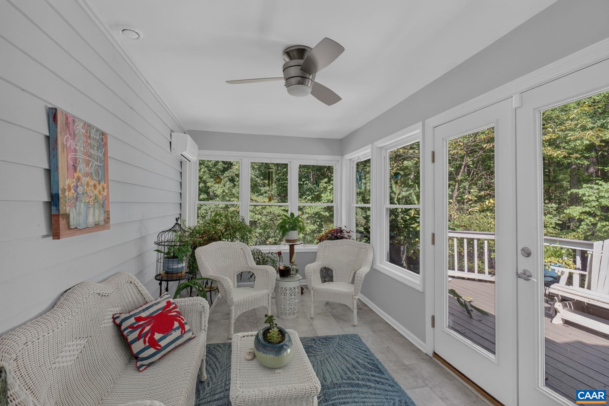 5363 Stony Point Road Barboursville, VA 22923 - Photo 30 of 66 This is a delightful room perfect for those plants you just can't do without. It's light, bright and airy! It features french doors leading out to the deck plus a mini split that heats and cools the space.
