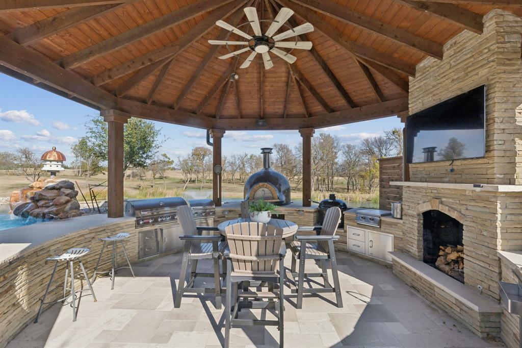 2577 Lone Star Road Celina, TX 75009 - Photo 29 of 40 a view of a dining room with furniture window and outside view