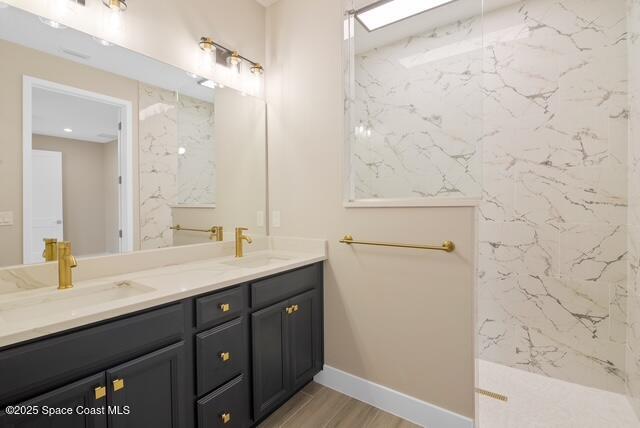 Undisclosed Address Palm Bay, FL 32909 - Photo 17 of 21 a bathroom with a sink and a mirror