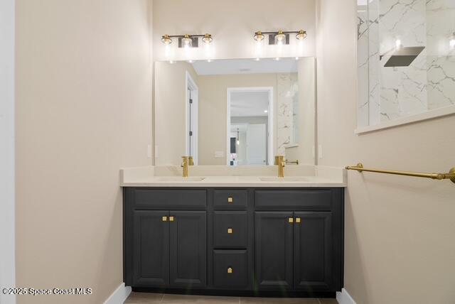 Undisclosed Address Palm Bay, FL 32909 - Photo 18 of 21 a bathroom with a sink vanity and a mirror