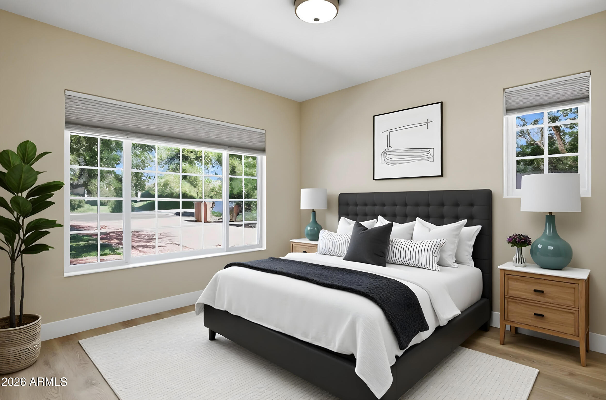 119 West Pierson Street Phoenix, AZ 85013 - Photo 18 of 35 35_virtual staging - primary bedroom