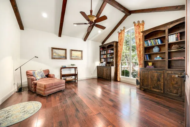 a en suite bathroom with a sink a mirror and a shower