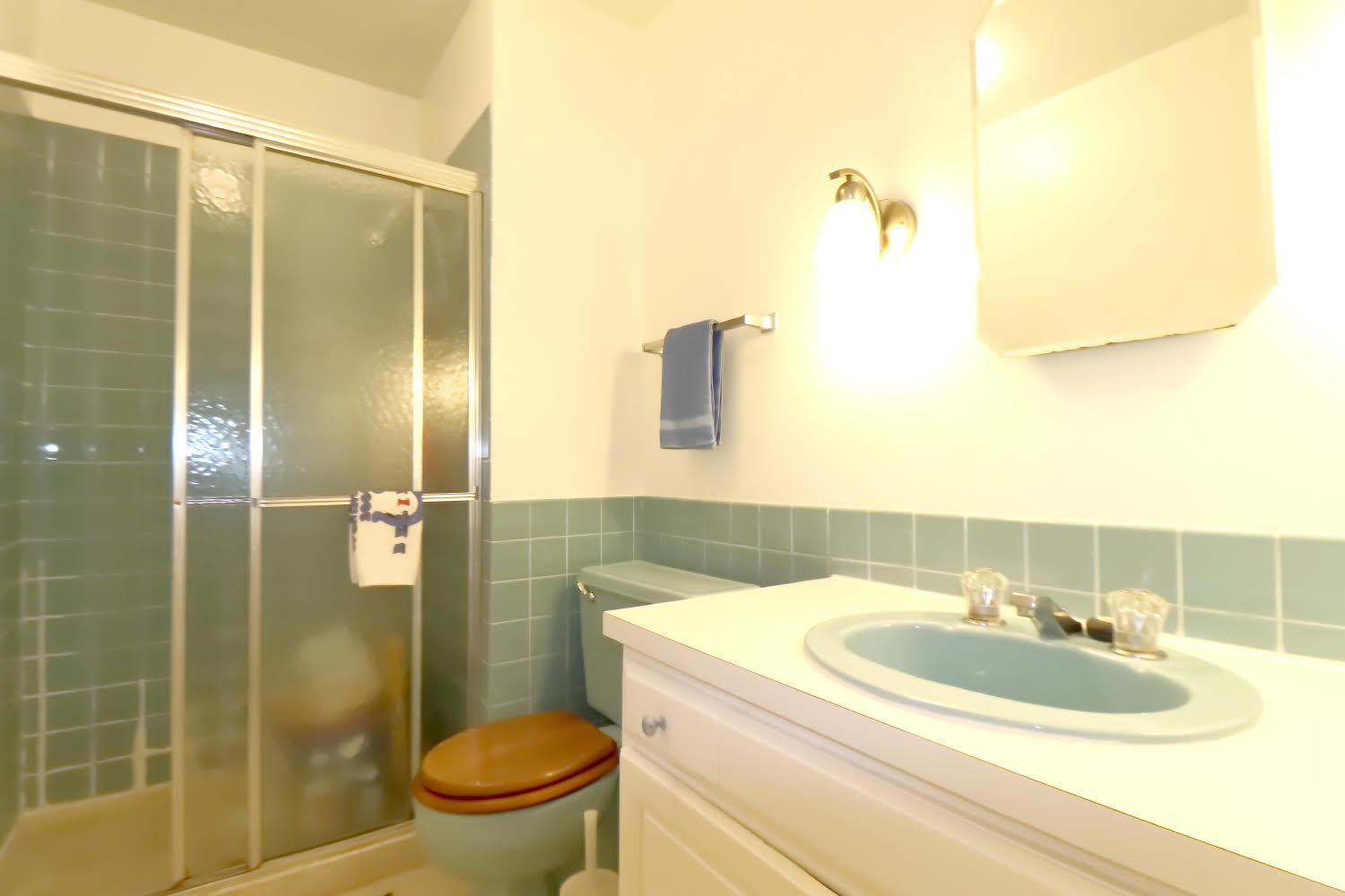 6033 North Sheridan Road, Unit 23F Chicago, IL 60660 - Photo 18 of 30 a bathroom with a sink a toilet and shower