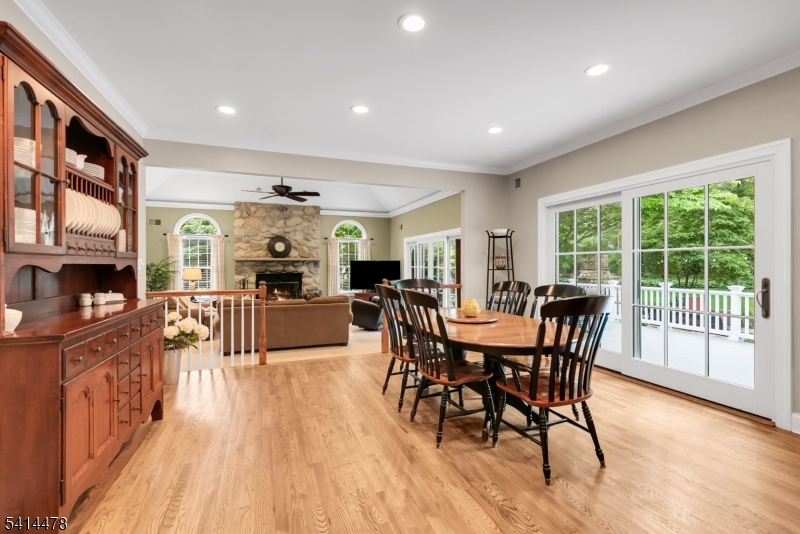 33 St Nickolas Way Bernards, NJ 07920 - Photo 12 of 50 a view of a dining room with furniture window and wooden floor