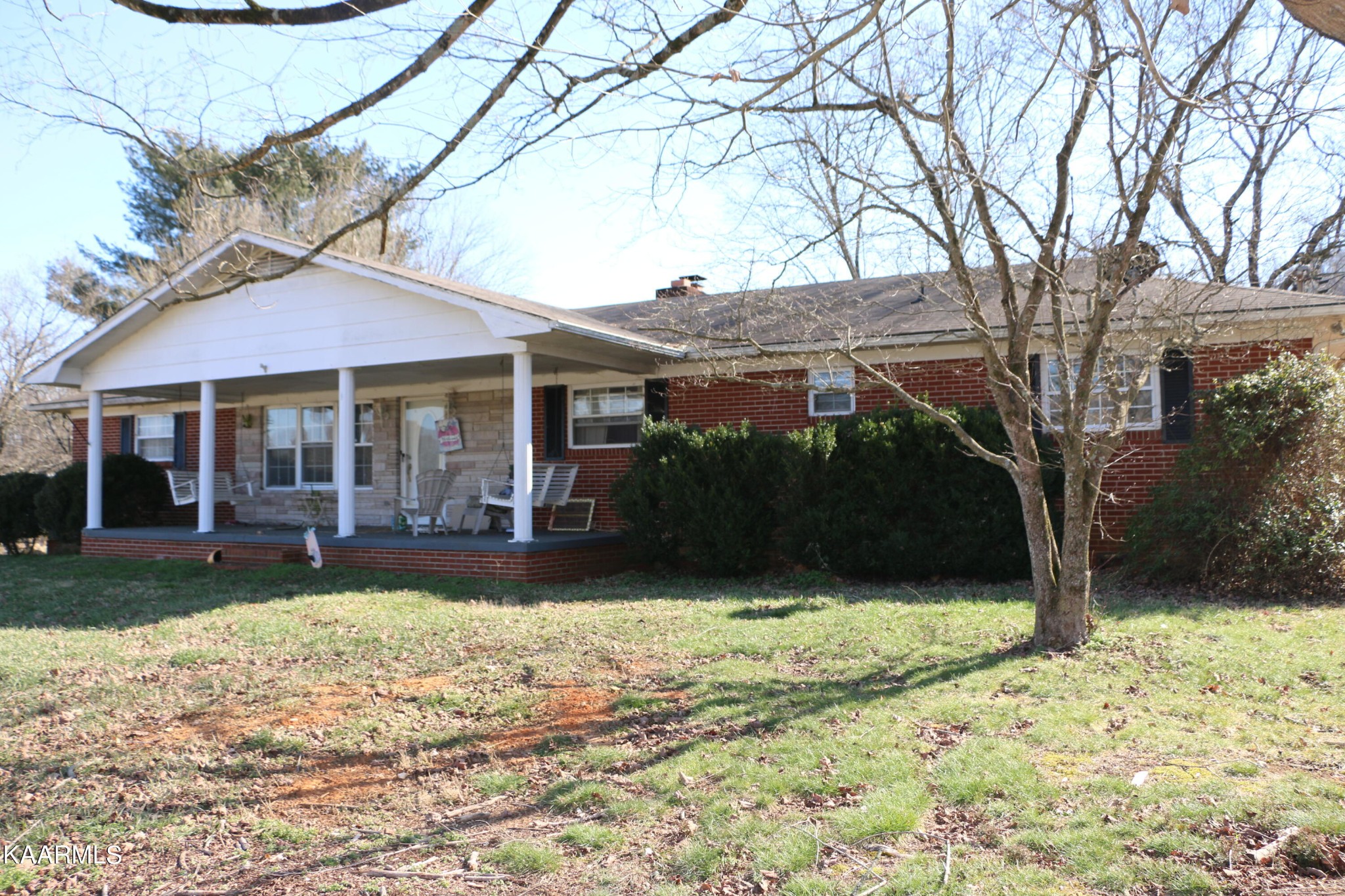 4014 Indian Ridge Road Blaine, TN 37709 - Photo 25 of 27 a view of a house with a yard covered in snow