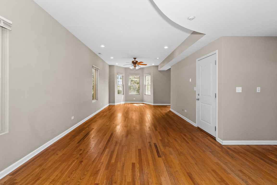 2710 North Artesian Avenue Chicago, IL 60647 - Photo 45 of 61 a view of livingroom with wooden floor