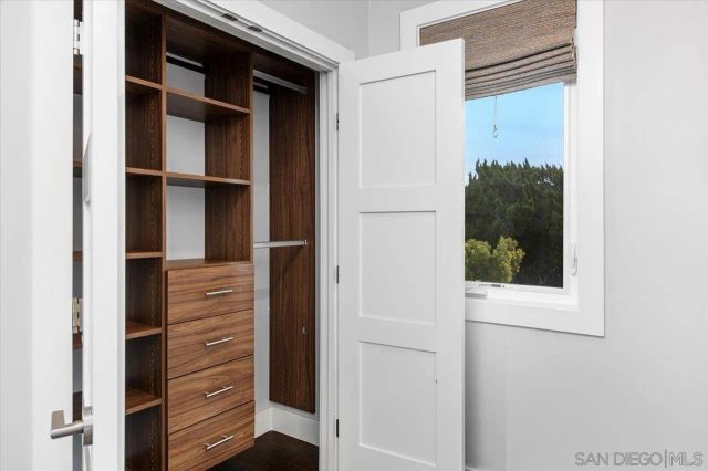 a view of walk in closet