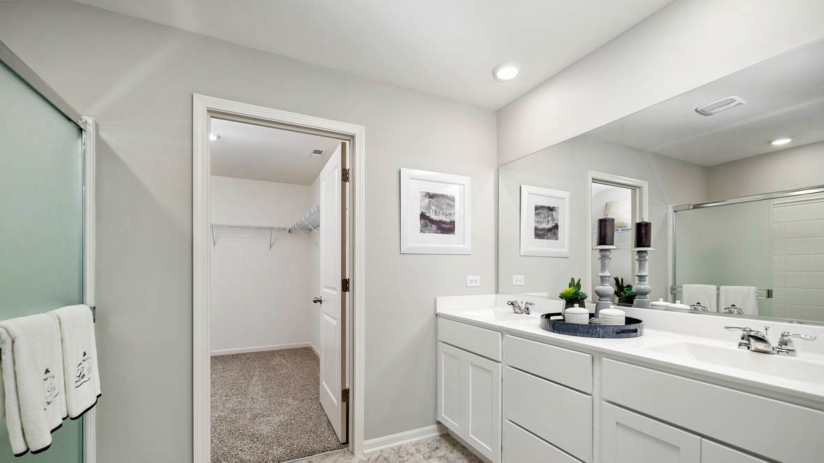 1810 Legacy Pointe Boulevard Plainfield, IL 60586 - Photo 15 of 20 a bathroom with a sink mirror and vanity