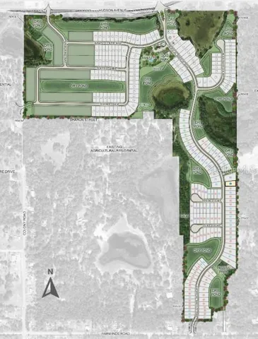 a view of a swimming pool with an outdoor seating