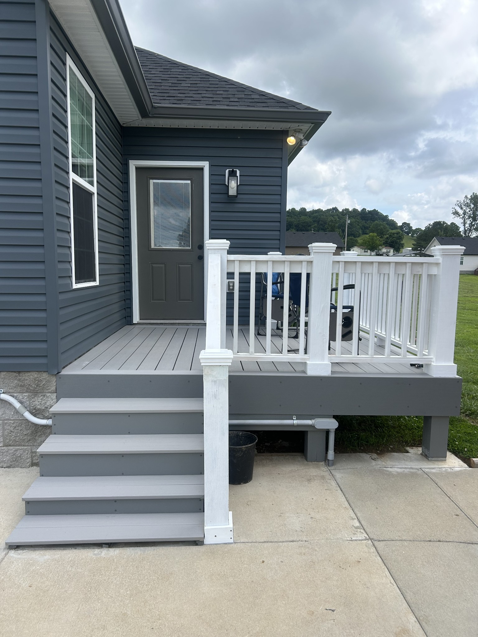 2705 Mc Connell Road Cornersville, TN 37047 - Photo 32 of 41 a view of a deck with wooden floor and barbeque grill