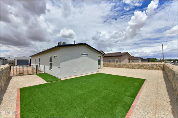 a view of a lake with a big yard
