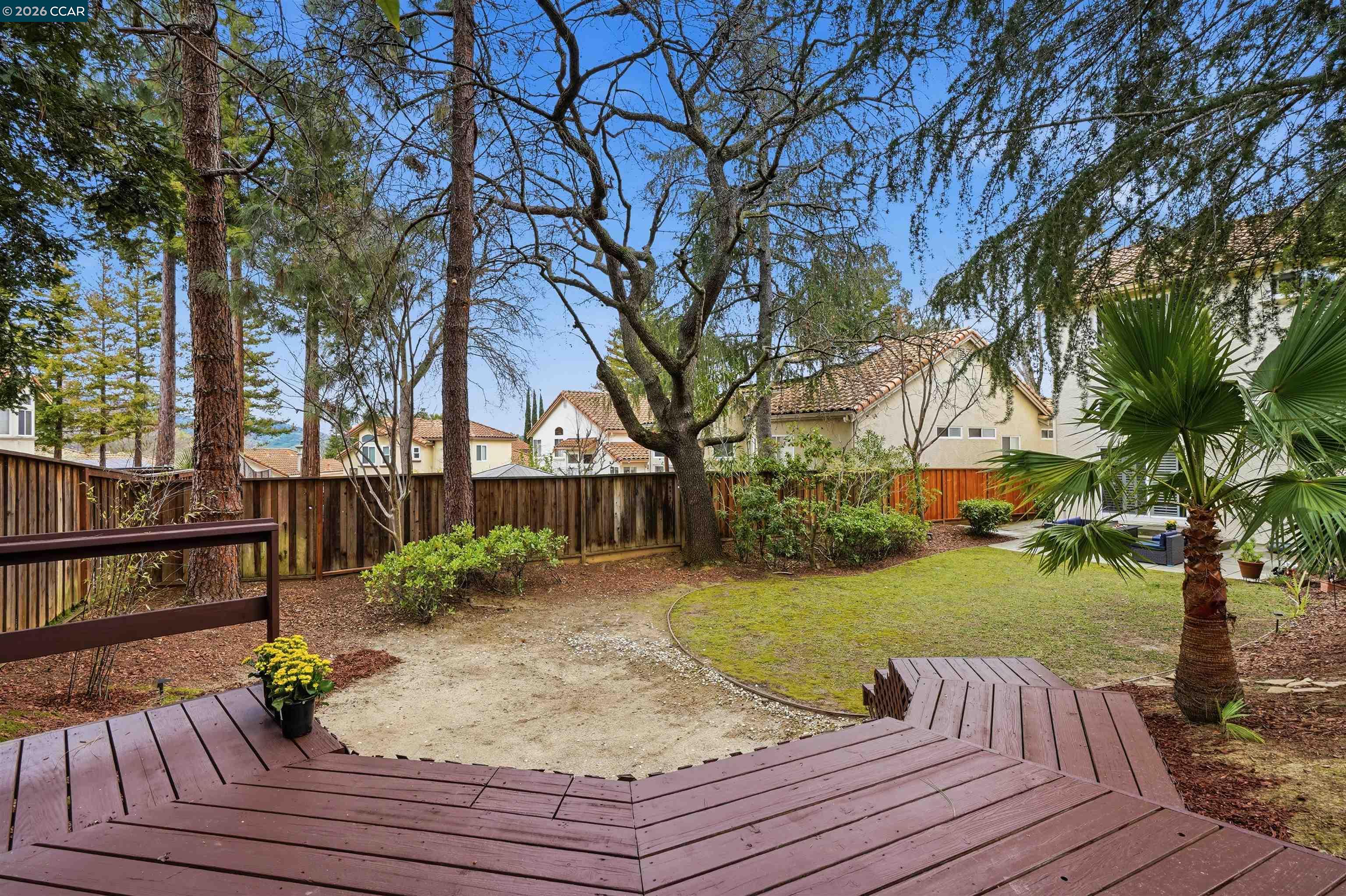 2175 Bluerock Circle Concord, CA 94521 - Photo 40 of 48 a view of a wooden deck with a yard