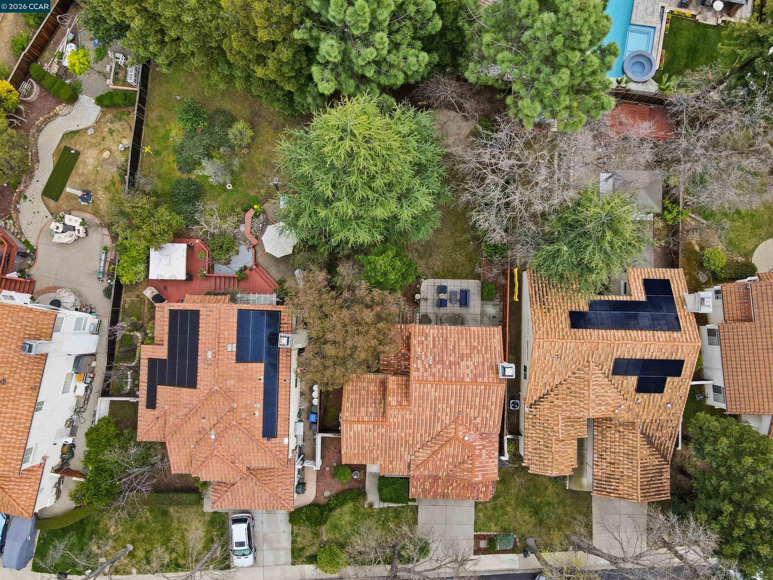 2175 Bluerock Circle Concord, CA 94521 - Photo 44 of 48 an aerial view of residential houses with outdoor space