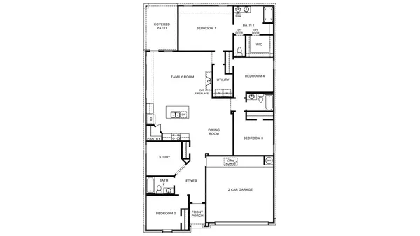 a picture of a floor plan