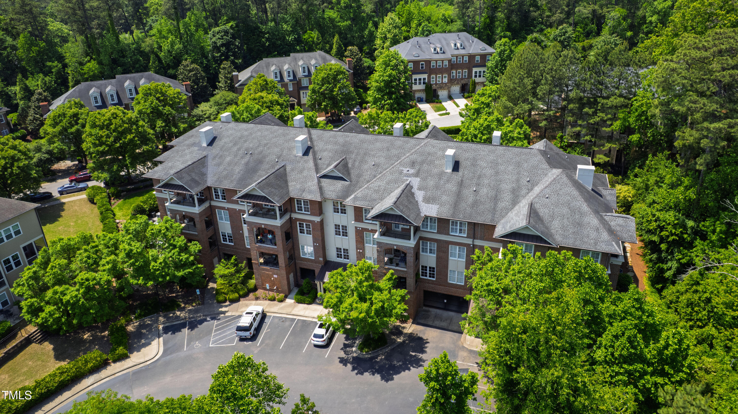 340 Allister Drive, Unit 201 Raleigh, NC 27609 - Photo 6 of 37 an aerial view of a house