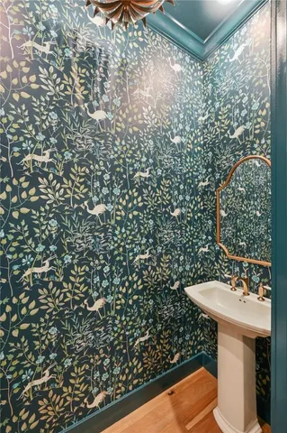 a kitchen with a cabinets and window