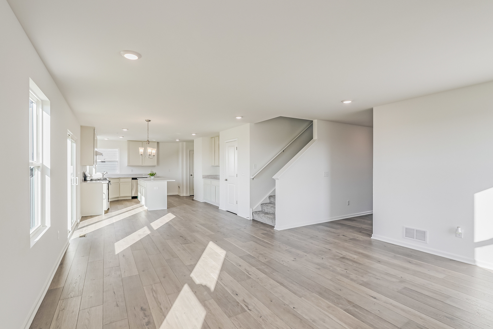488 Endicott Road South Elgin, IL 60177 - Photo 15 of 30 a view of a kitchen with wooden floor and a window
