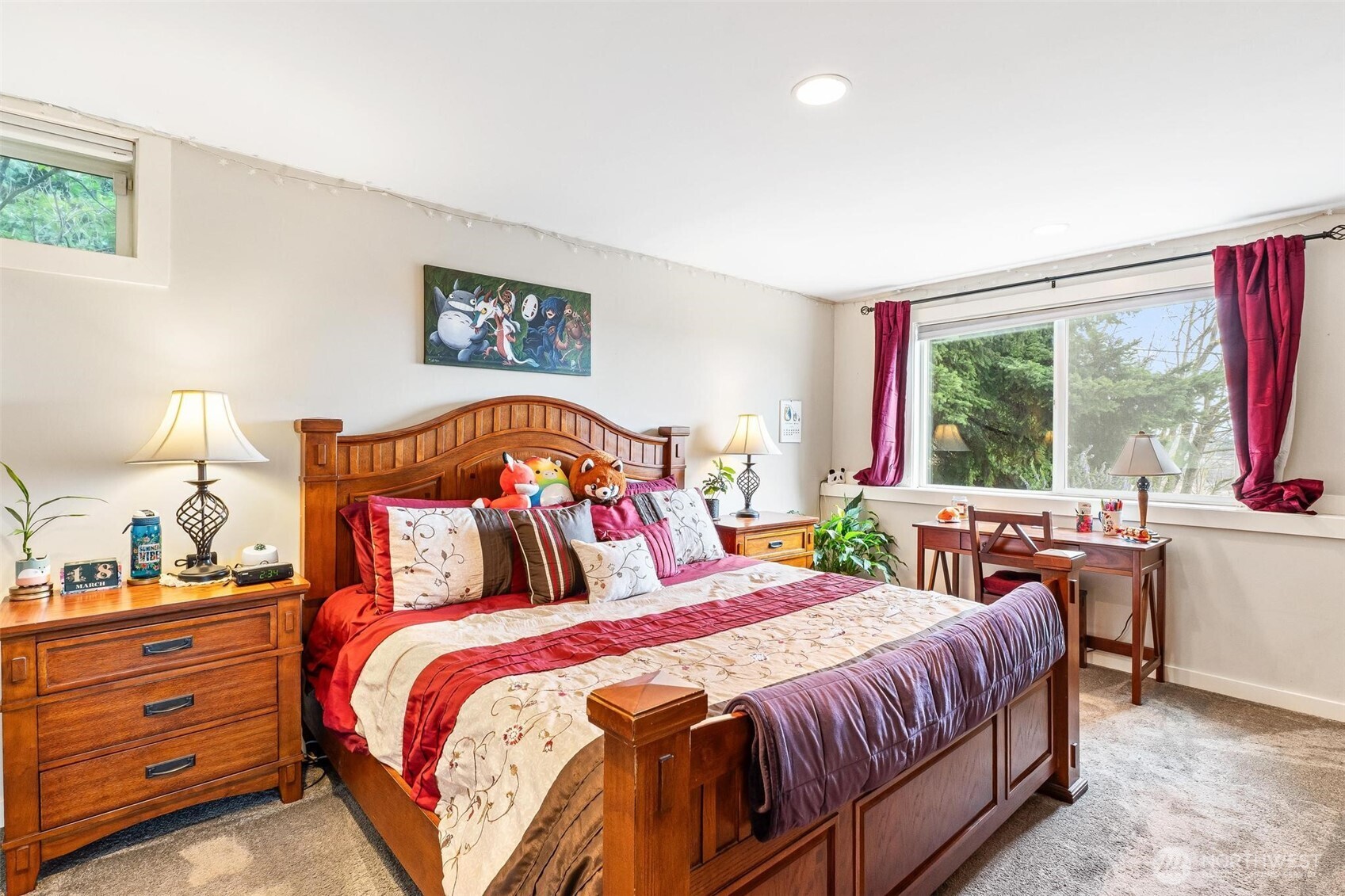 5162 South Wallace Street Seattle, WA 98178 - Photo 18 of 37 a bedroom with a bed and a large window