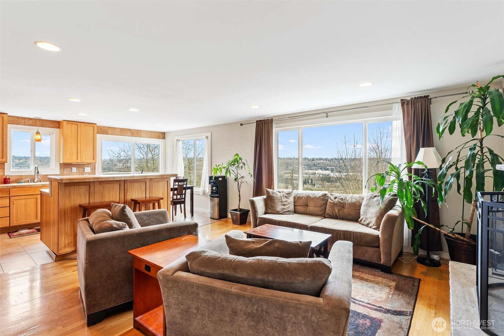 5162 South Wallace Street Seattle, WA 98178 - Photo 3 of 37 a living room with furniture and a large window