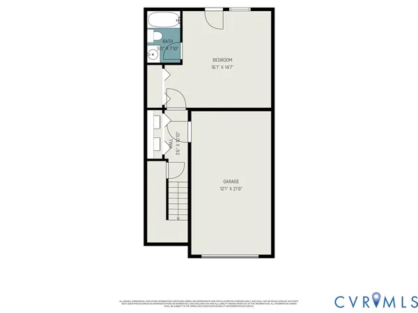 a picture of a bench in front of a door