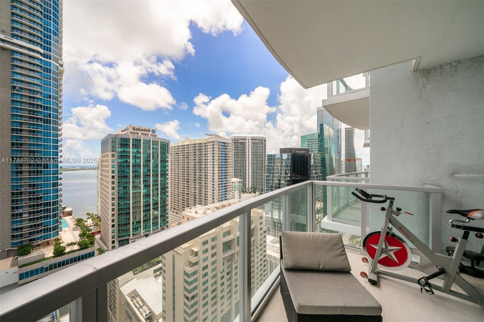 1060 Brickell Avenue, Unit 3003 Miami, FL 33131 - Photo 21 of 39 a view of balcony with furniture