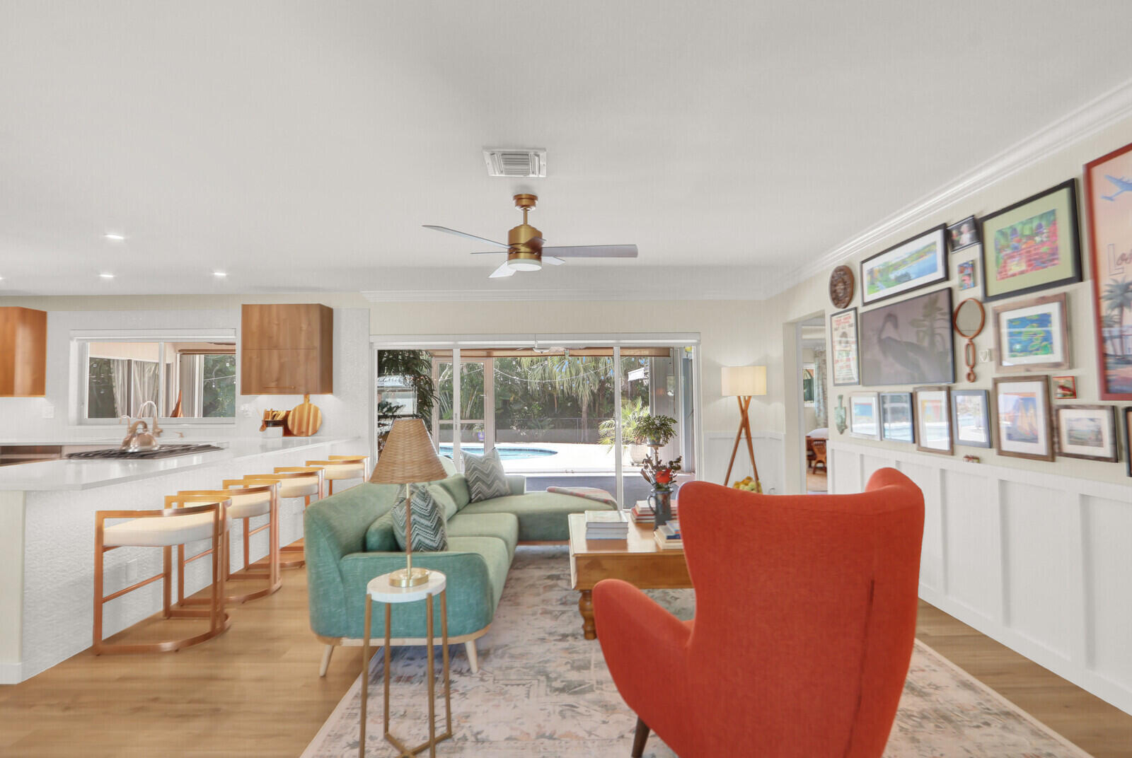 225 Orange Tree Drive Atlantis, FL 33462 - Photo 7 of 44 Overlooking Lanai and Pool