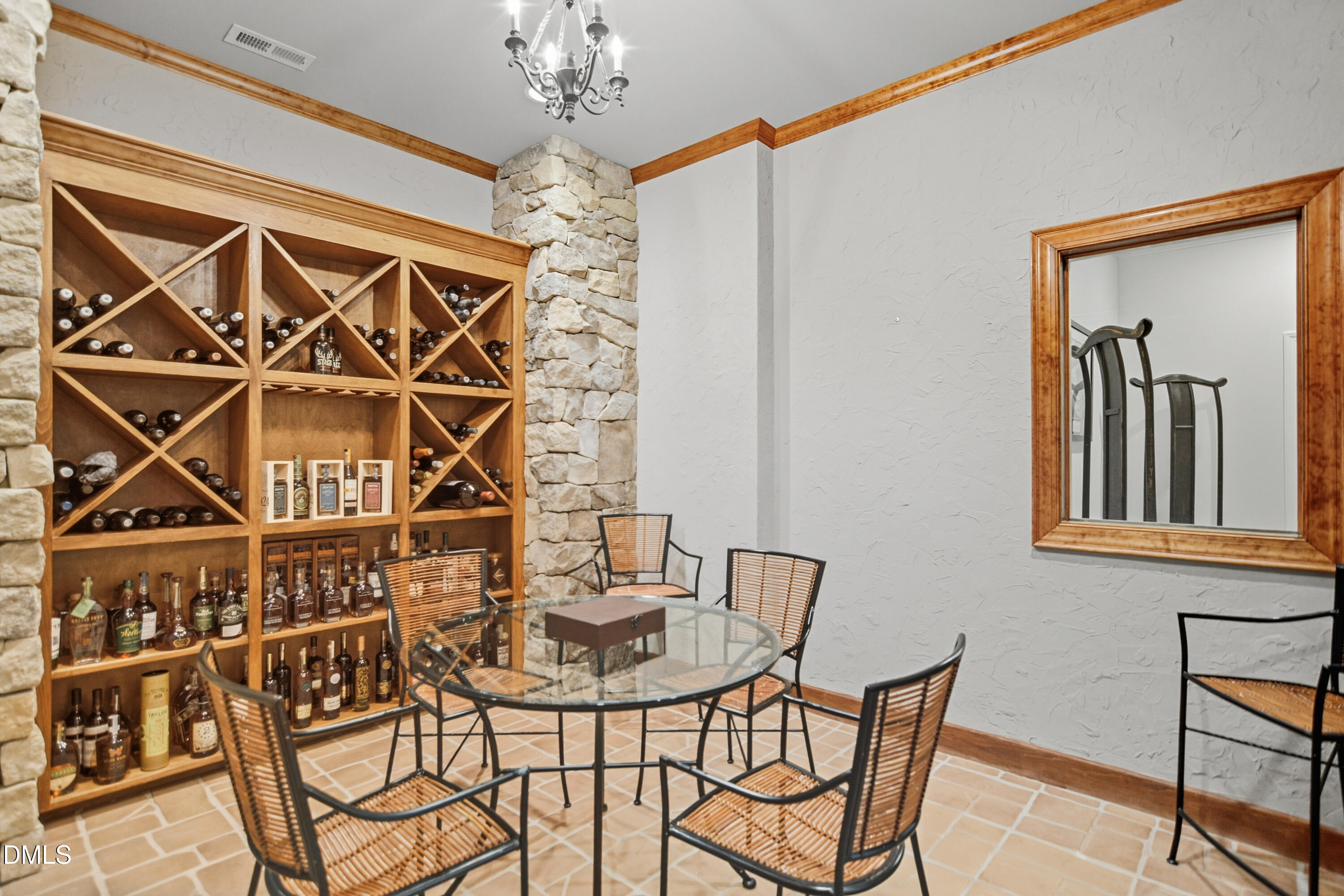 1409 Caistor Lane Raleigh, NC 27614 - Photo 31 of 46 a view of a dining room with furniture and chandelier