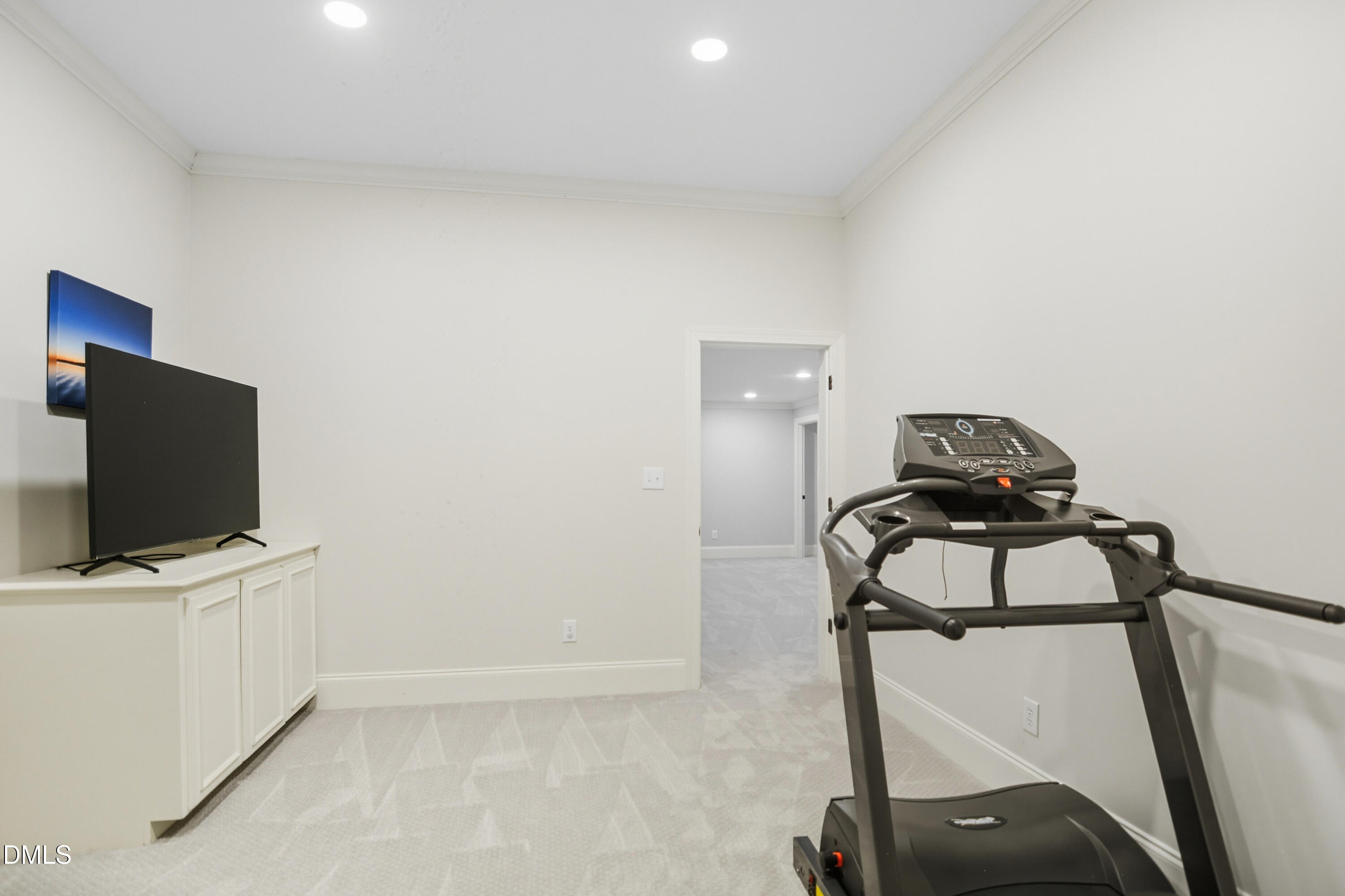 1409 Caistor Lane Raleigh, NC 27614 - Photo 40 of 46 a view of a room with gym equipment