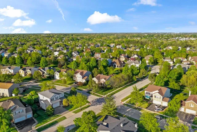a view of a garden with an outdoor space