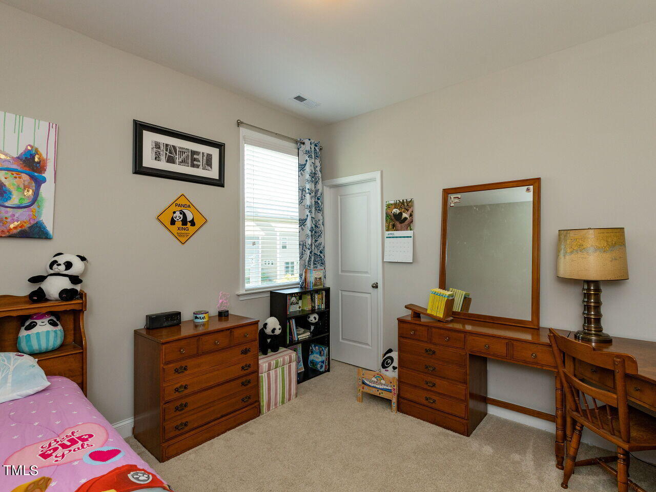 605 White Oak Pond Road Apex, NC 27523 - Photo 33 of 46 a bedroom with a workspace