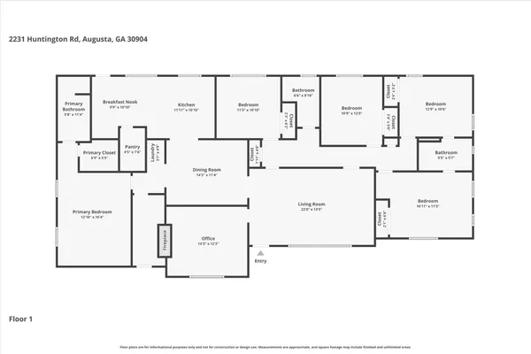 $499,000 | 2231 Huntington Road, Augusta, GA 30904