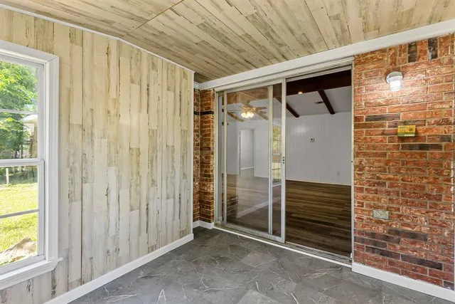 a view of front door