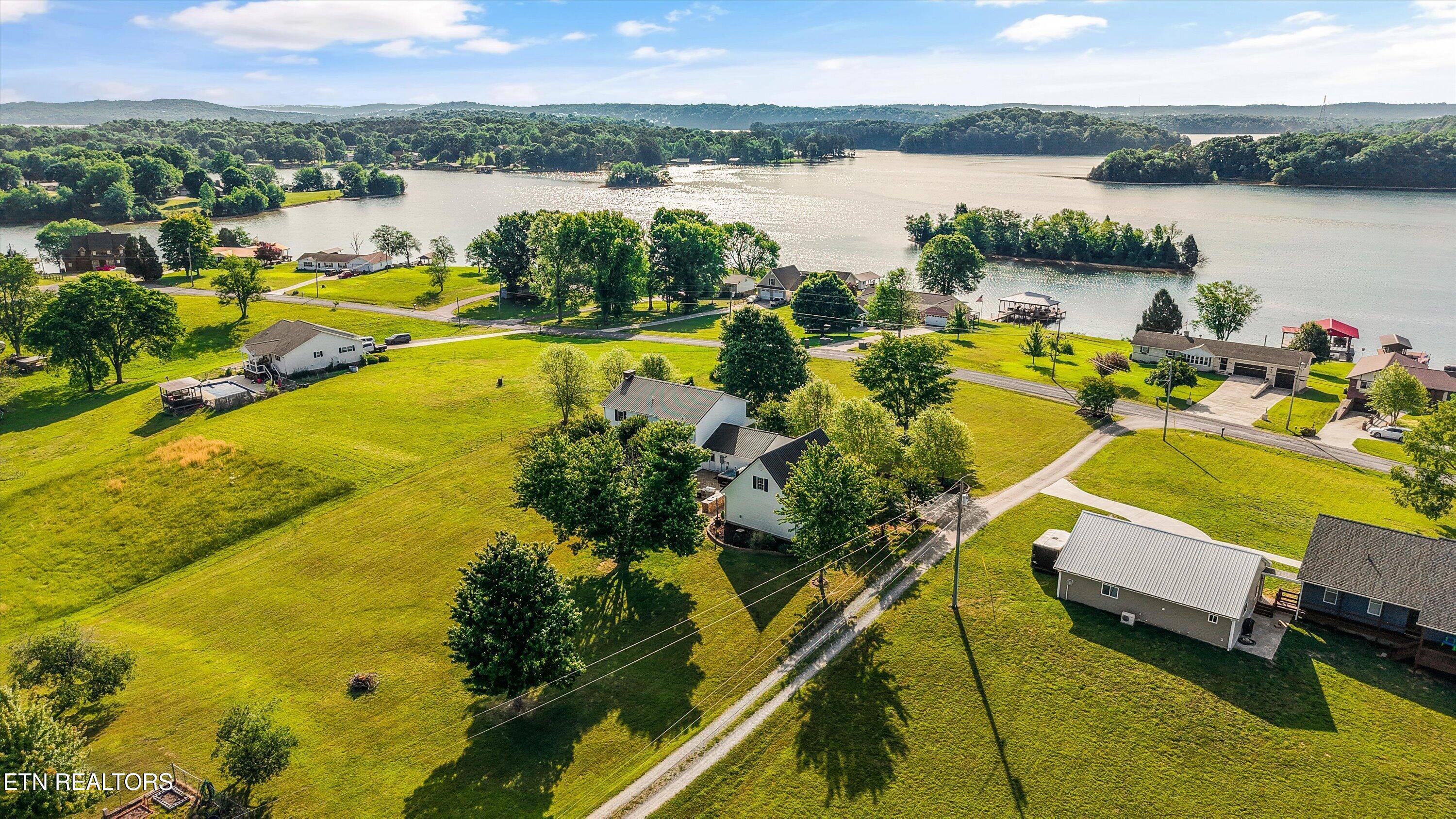 1167 Sable Road Spring City, TN 37381 - Photo 45 of 48 Drone View + Lake