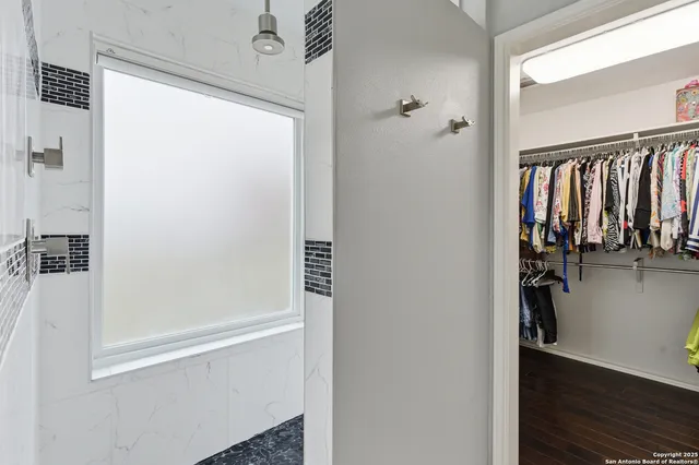 a view of walk in closet