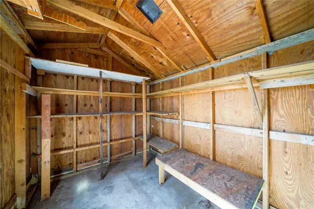 a view of storage and utility room