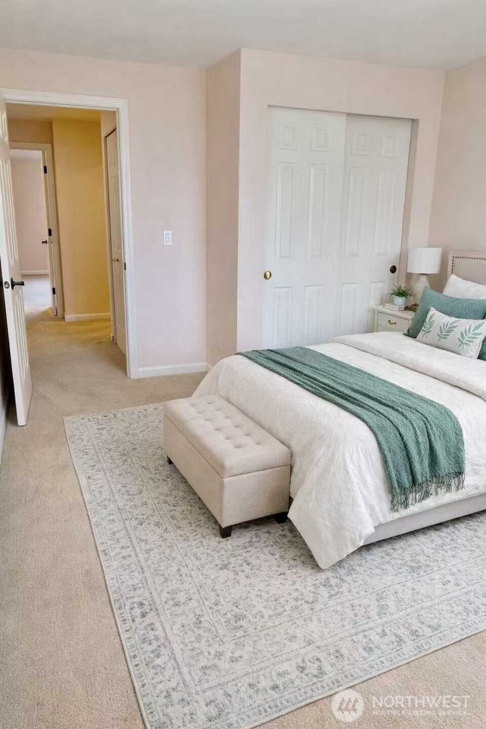 927 132nd Street Southwest, Unit D3 Everett, WA 98204 - Photo 14 of 20 a bedroom with a bed and walk in closet