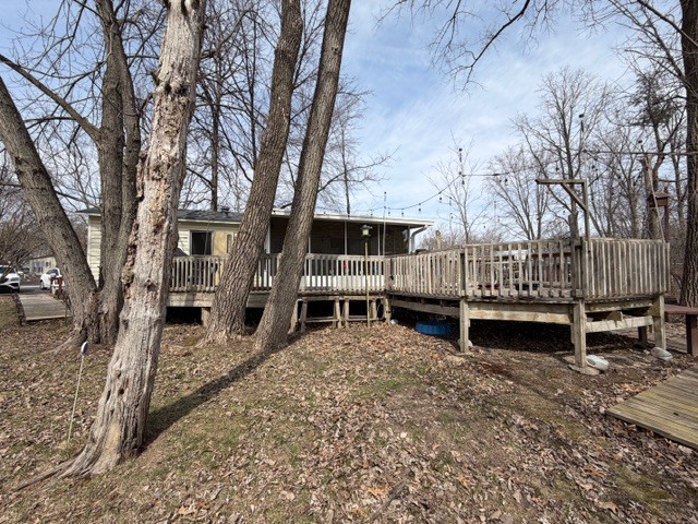 2795 East 28th Road Marseilles, IL 61341 - Photo 30 of 69 a view of backyard with deck and outdoor seating