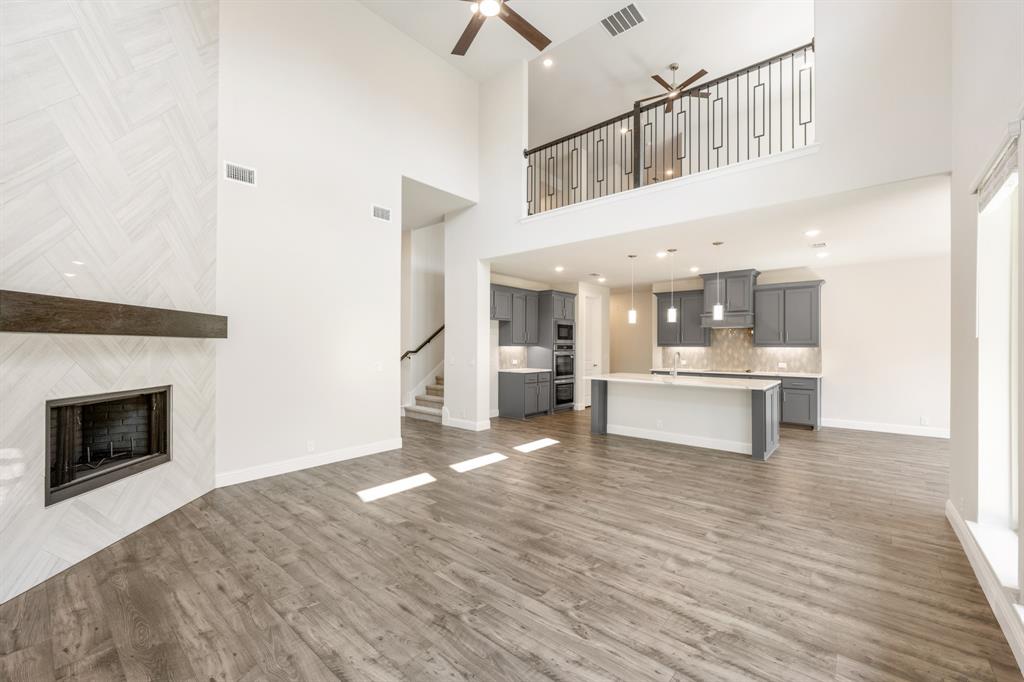 4410 Biscayne Drive Midlothian, TX 76065 - Photo 13 of 40 a view of kitchen with furniture and fireplace