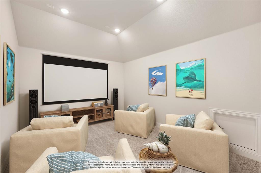 4410 Biscayne Drive Midlothian, TX 76065 - Photo 30 of 40 a living room with furniture and a flat screen tv