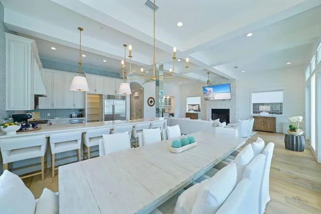 a view of balcony with furniture