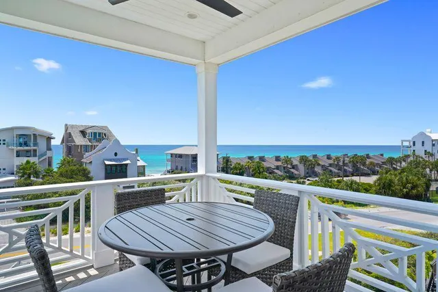 a view of a hallway with entryway door