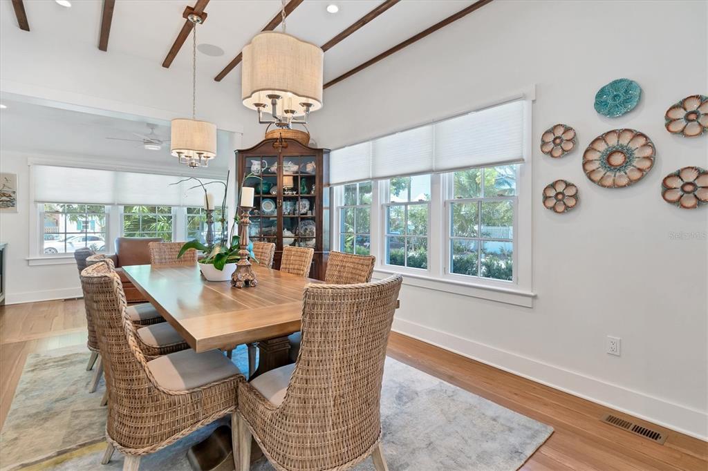 342 Palm Avenue Boca Grande, FL 33921 - Photo 16 of 47 a view of a dining room with furniture window and outside view