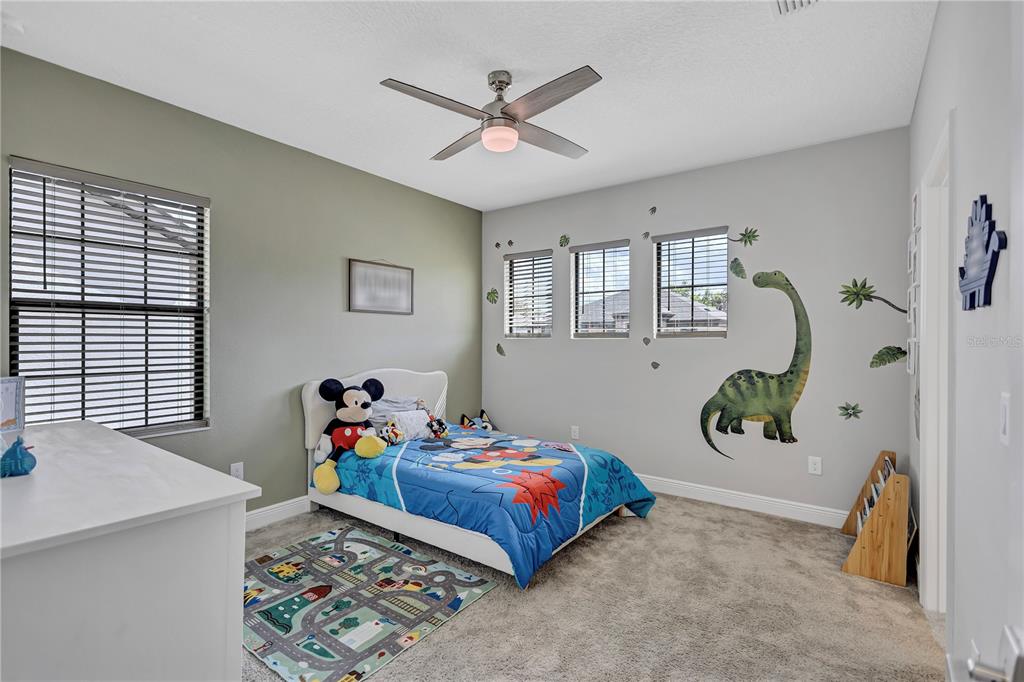 4593 Shoreleaf Loop Valrico, FL 33596 - Photo 22 of 39 a bed room with a bed and a fish tank