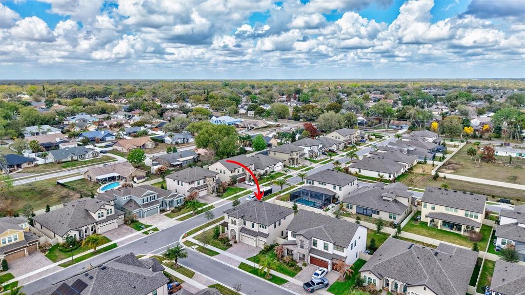 4593 Shoreleaf Loop Valrico, FL 33596 - Photo 38 of 39 an aerial view of a city