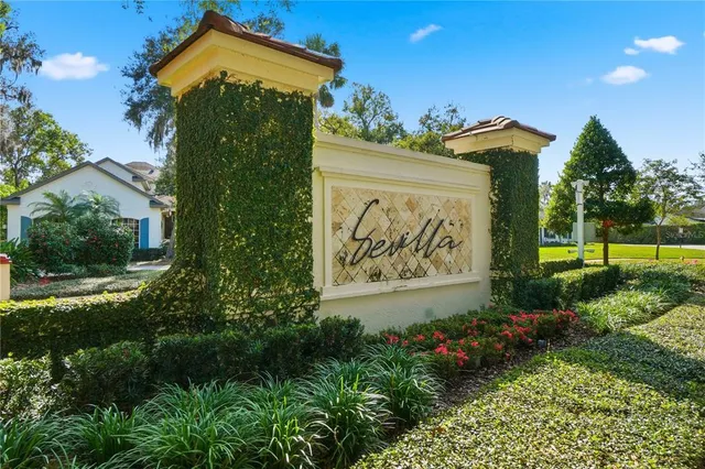 a view of lake with green space