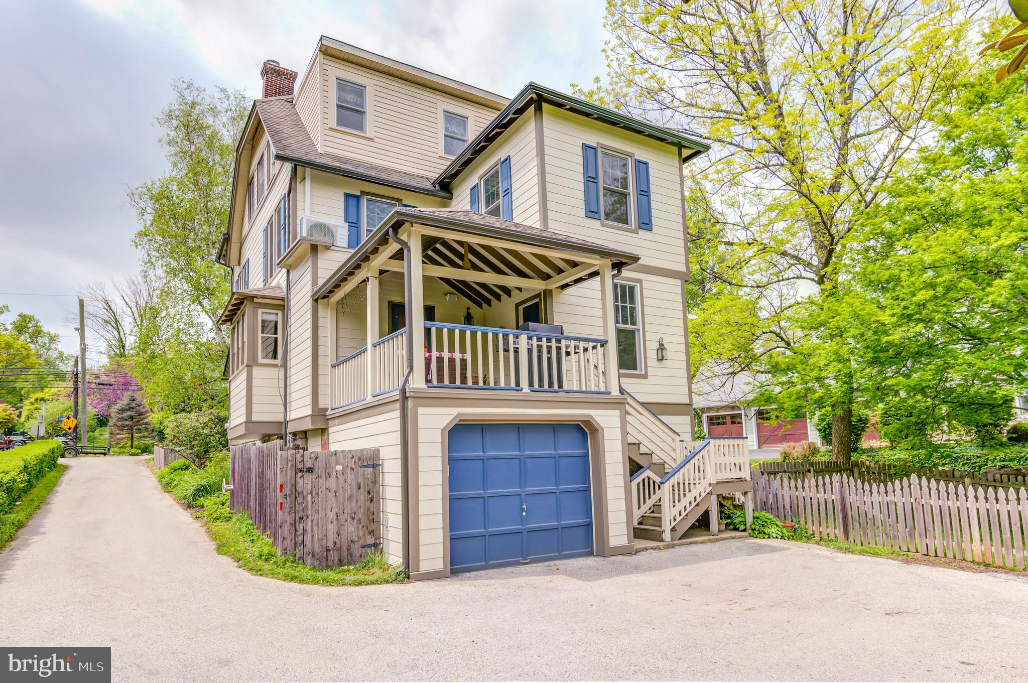 319 Conestoga Road Wayne, PA 19087 - Photo 26 of 37 Exterior Back with garage